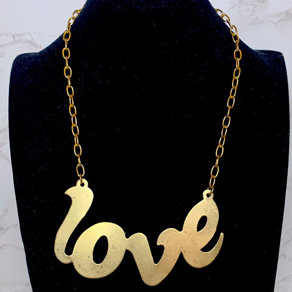 SOLD - Love Statement Necklace